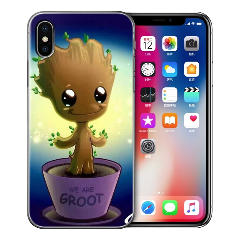 Чехол для iPhone 5 5S SE 6 6S 7 8 XS X Max Plus Coque Venom BB-8 чехол телефона с изображением Микки