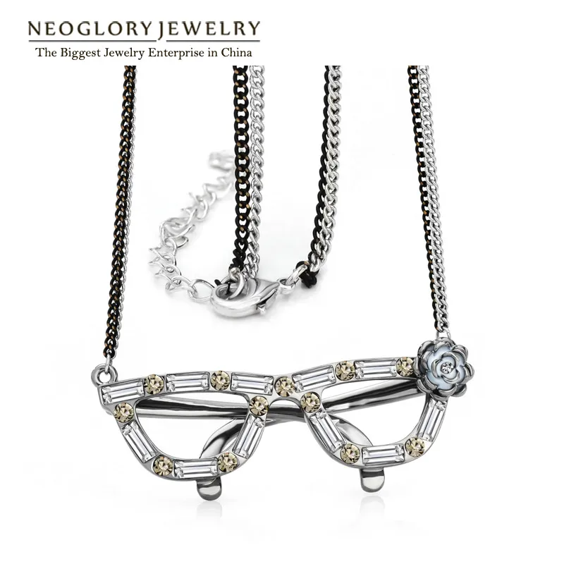 Neoglory цинковый сплав Солнцезащитные очки Дизайнерские чешские Подвески Длинные