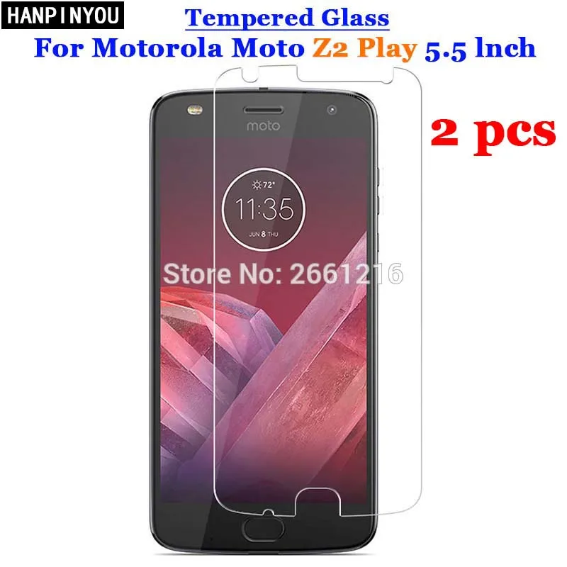 2 шт./лот для Motorola Moto Z2 Play закаленное стекло 9H 2.5D Премиум Защитная пленка экрана Z 2nd