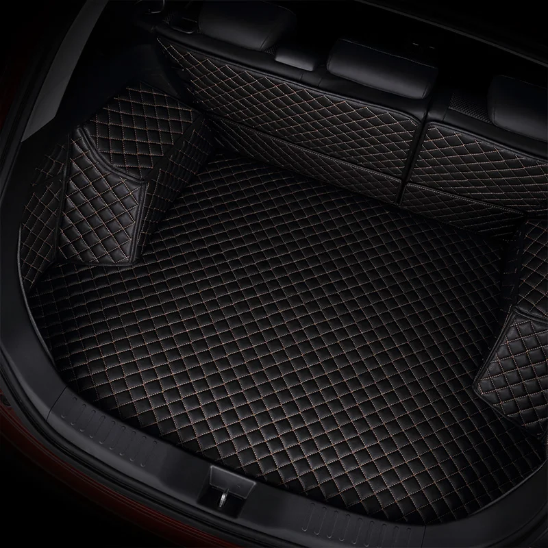 

kalaisike custom car trunk mat for Cadillac all models SRX XT5 CT6 XTS ATSL car styling auto accessories
