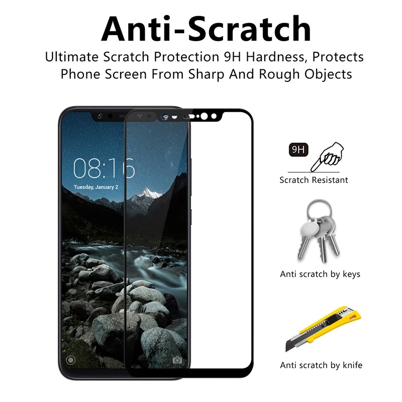Защитное стекло для Xiaomi Redmi Note 6 Pro Note 7 закаленное стекло для Redmi Note 5 Pro Защитная пленка для Redmi 6A S2
