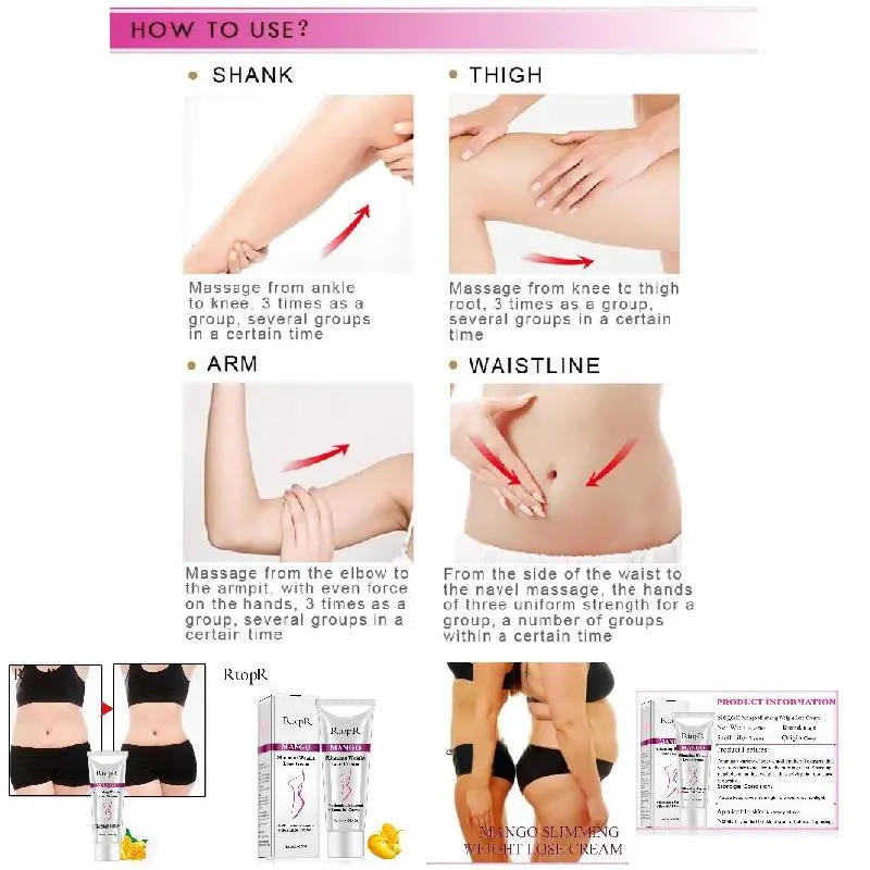 Новое поступление 2019 профессиональный крем для похудения и потери веса