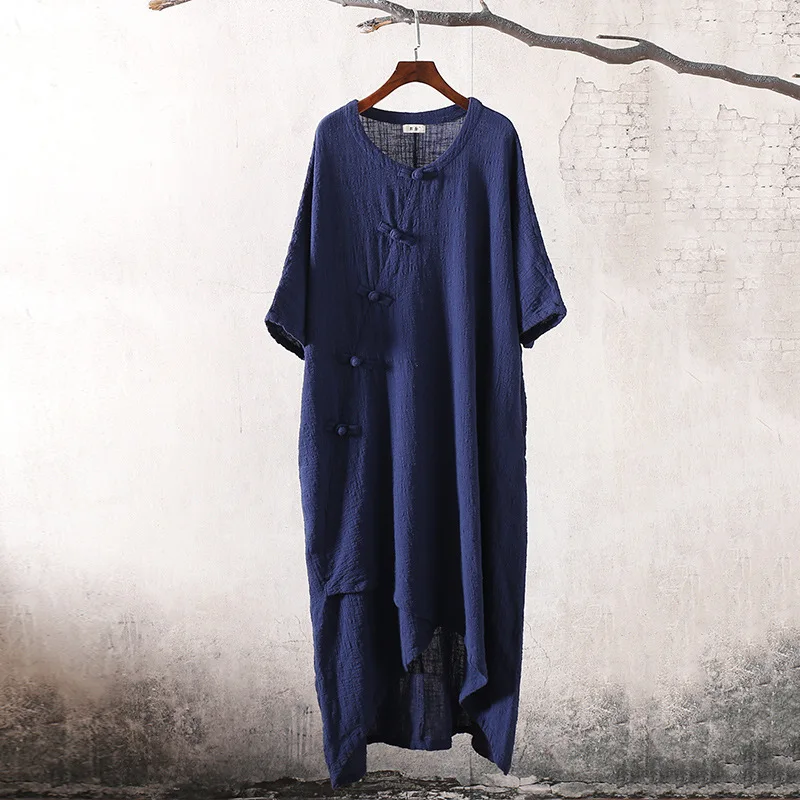 Женское платье большого размера винно красный синий фиолетовый халат Femme