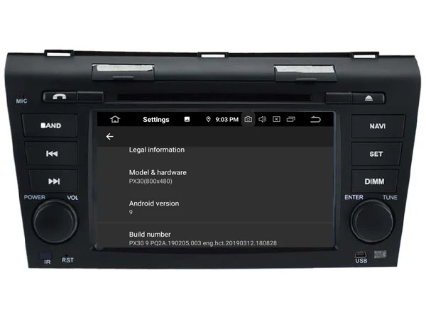 Quad-Core Android 9 0 Автомобильный DVD плеер для Mazda 3 2004-2009 автомобильный аудио