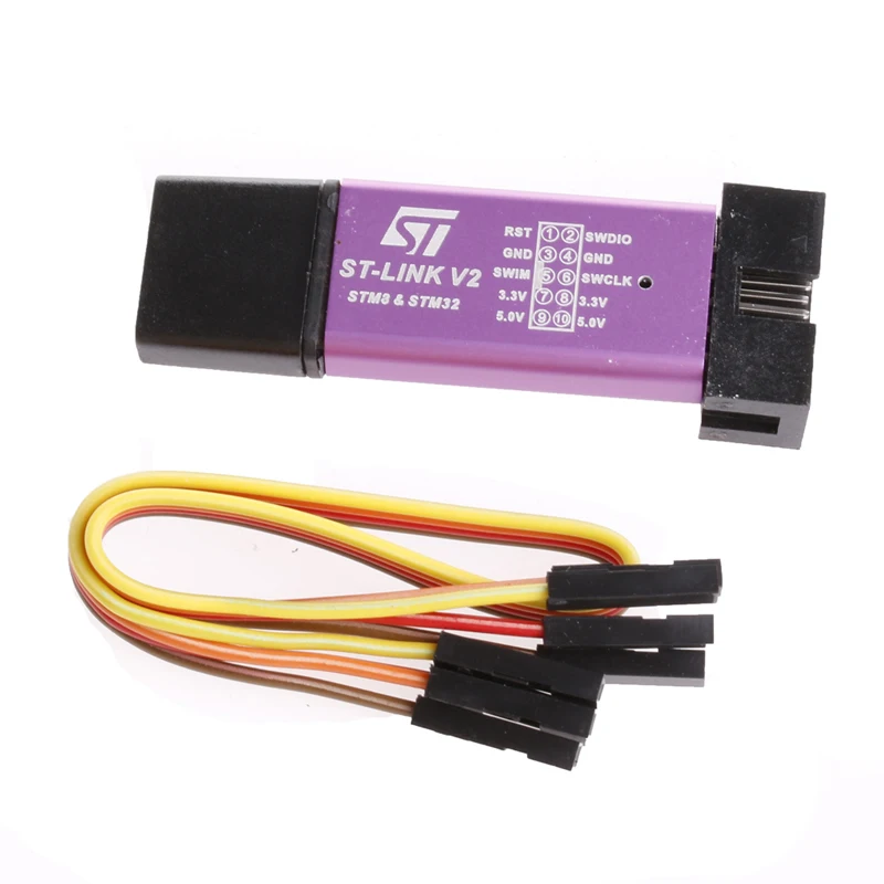 2020 Новый мини ST Link V2 Stlink эмулятор Downloader Программирование STM8 STM32 w/металлический