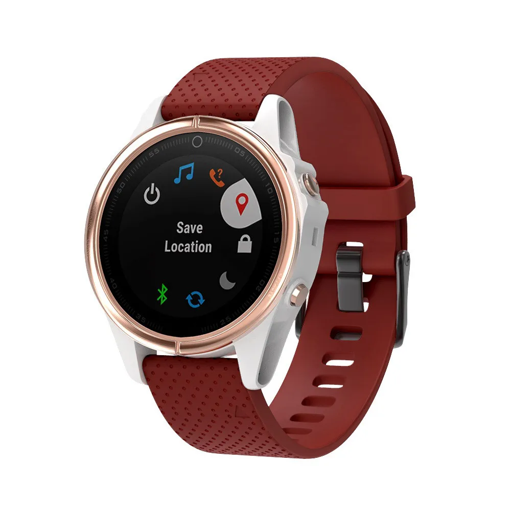 Спортивный Браслет для Garmin Fenix 5S Plus, сменные ремешки для часов, силиконовый, быстросъемный, легко прилегающий, Wirstband ремешок l1017#2
