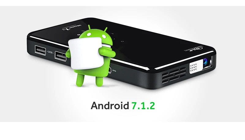 AUN светодиодный проектор X2. WiFi Android 3D проектор для домашнего кинотеатра. Мини-проектор кинотеатра. Поддержка 1080P(опционально Голосовое управление