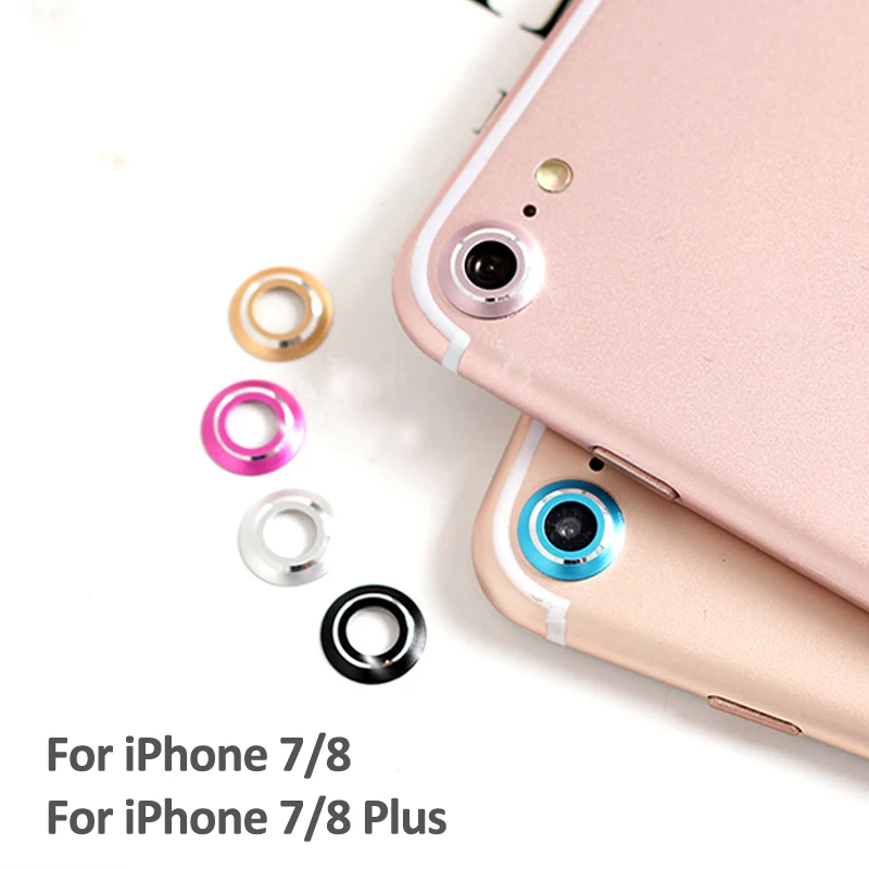 Защитное кольцо для объектива камеры iPhone 8 7 Plus|Защитные стёкла и плёнки