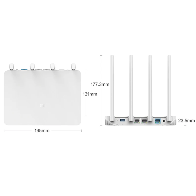 2018 оригинальный Xiaomi Wi Fi маршрутизатор 3g 1167 Мбит/с двухъядерный 2 4 г/5 г 802.11ac Xiomi wifi