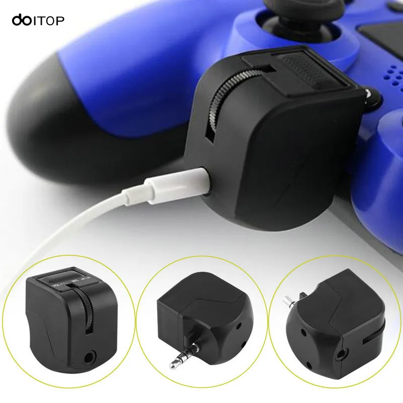 DOITOP 3 5 мм Стерео Аудио гарнитура контроллер для PlayStation 4 геймпад Голосовая
