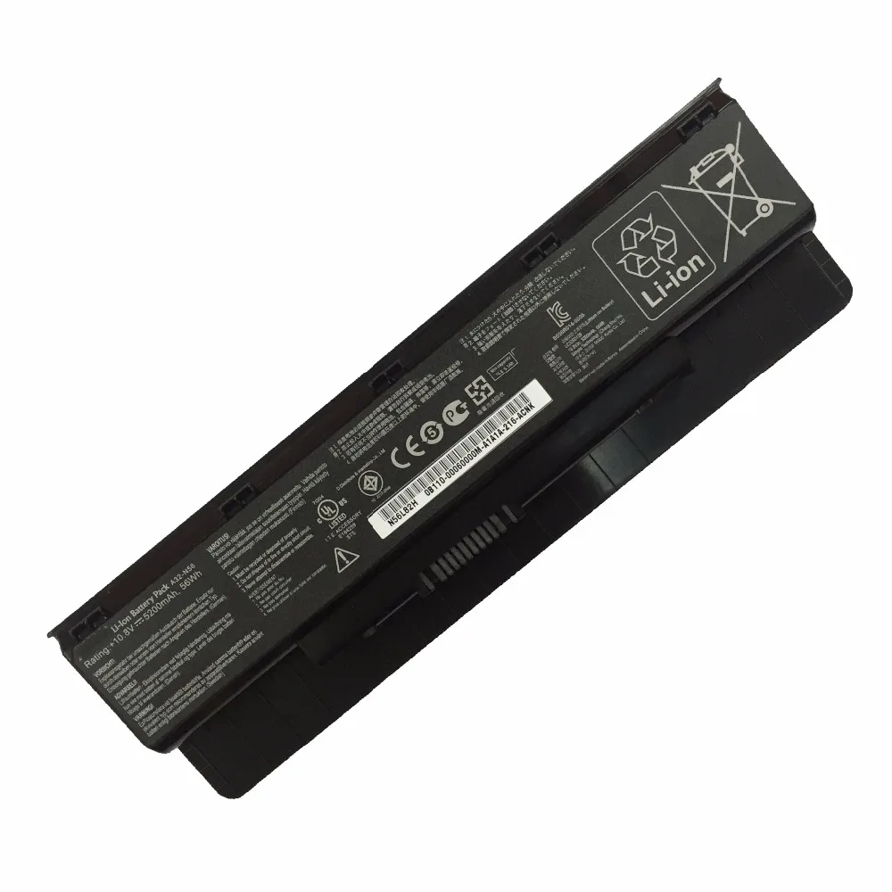 Оригинальный Новый женский Аккумулятор для ноутбука ASUS N46 N56 N76 калибровка N46V N56VZ