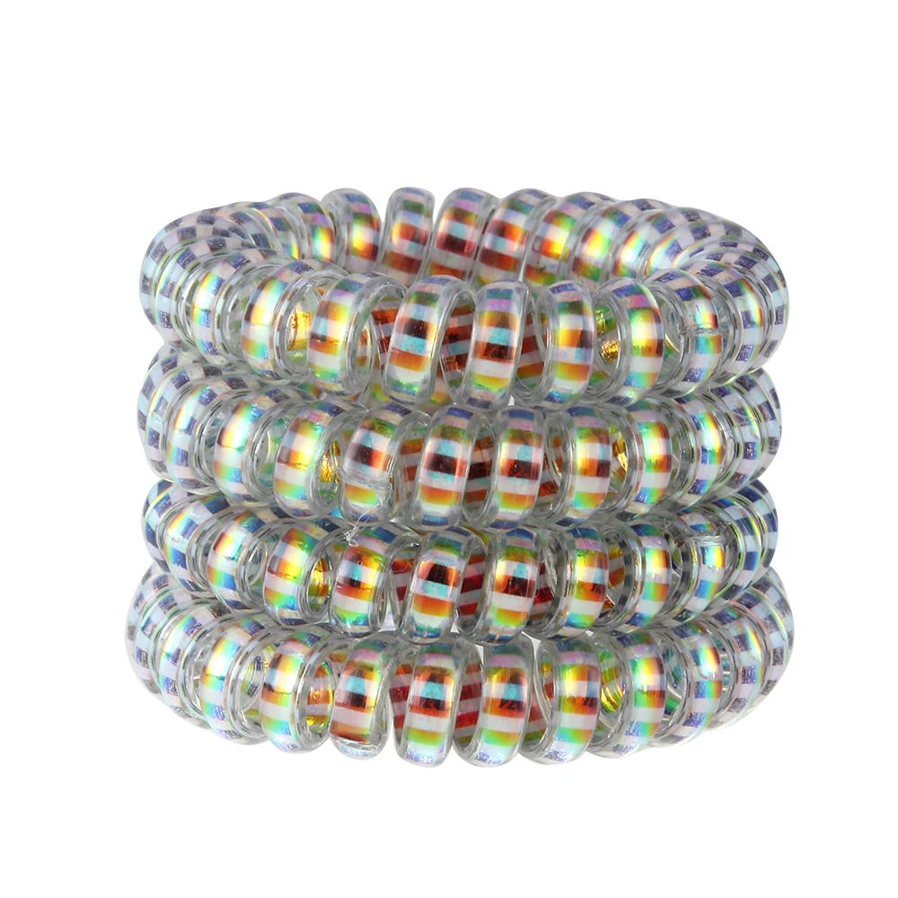 4 шт. новые модные женские аксессуары для волос резинки в форме телефонного