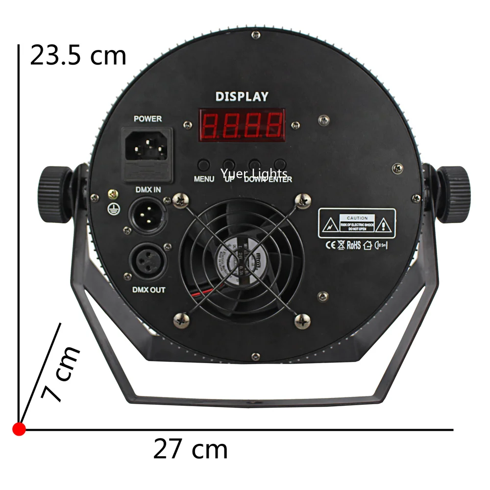 Бесшумные прожекторы Par 21x10 Вт светодиодные фонари CREE RGBW 4 в 1 8 каналов DMX для