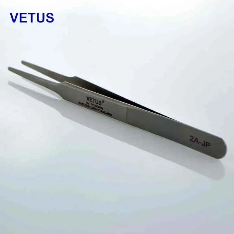 

VETUS 2A-JP Hyperfine High-Precision Non-Magnetic Anti-Acid Super hard Tweezers For Mobile Phone Tablet Watch Repair Forceps