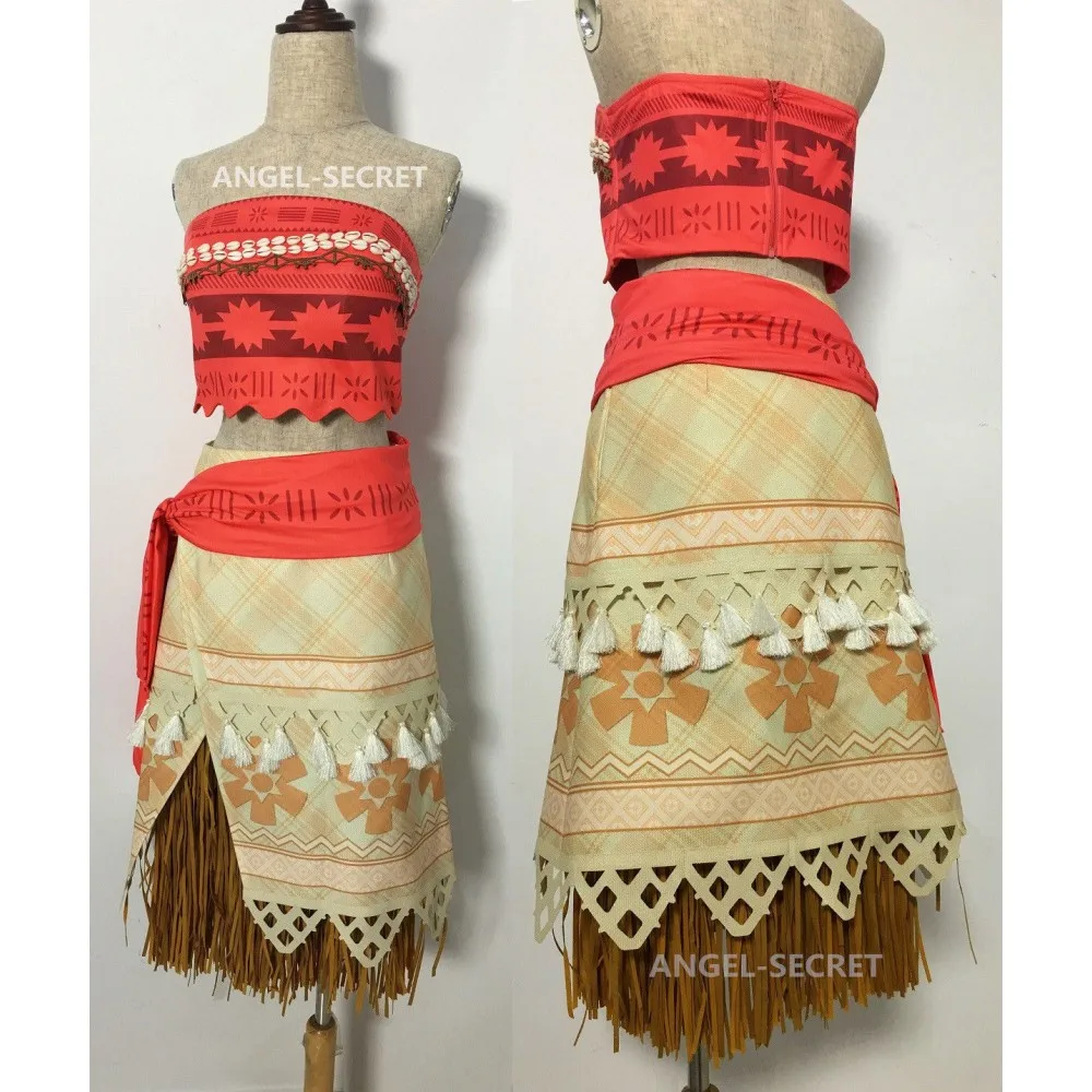 Костюм Моана из мультфильма P400 костюм для косплея принцессы с корсетом и поясом