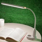 Миниатюрная настольная светодиодная лампа, приглушаемый светодиодный прикроватный светильник с сенсорным датчиком и плавной регулировкой яркости, 5 Вт, 24 светодиода