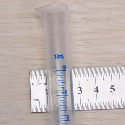 Доступный 4 шт прозрачный пластиковый измерительный цилиндр|plastic measuring cylinder|measuring