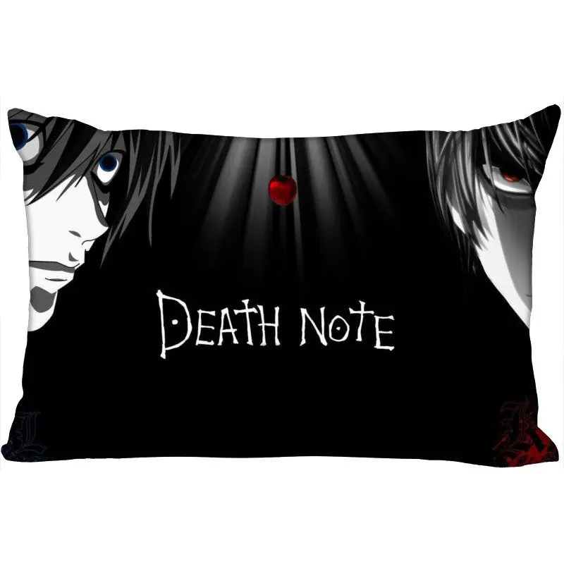 Pillowcase ShuanQian пользовательские Death Note Новое поступление наволочка Прямоугольная подушка чехол на молнии Мягкие не исчезают наволочка Рождество подарок - Цвет: Pillowcase