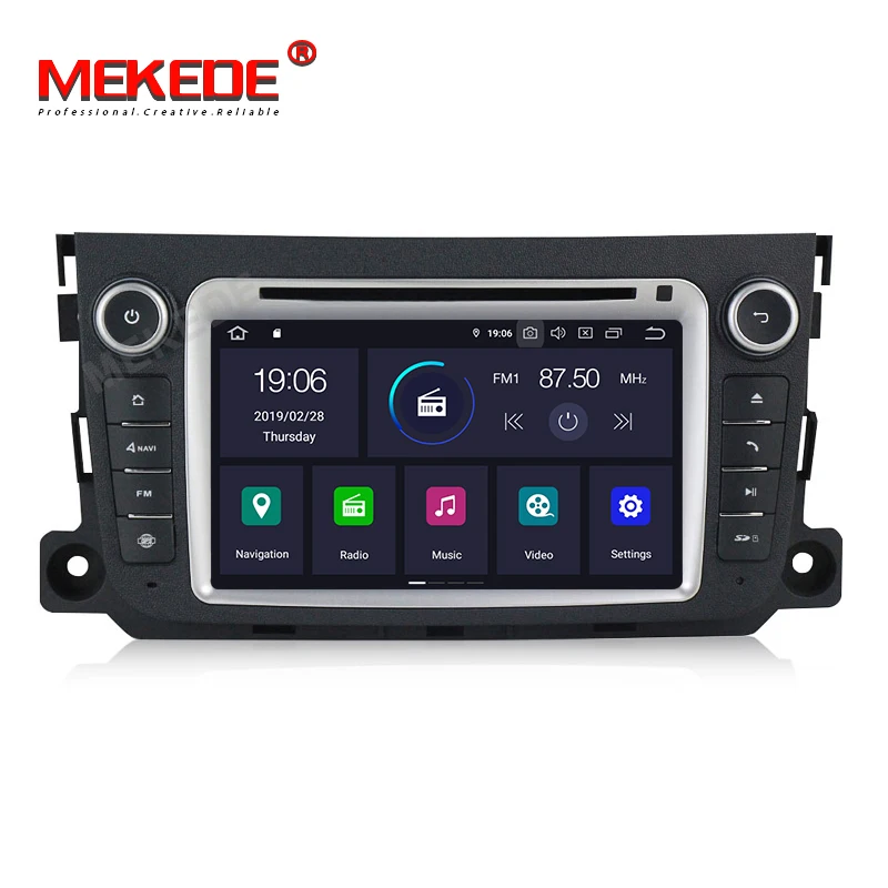 PX30! Чистый android 9 0 автомобильный мультимедийный плеер для Benz SMART 2011 2014 с