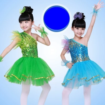 Детская танцевальная юбка для латиноамериканских танцев детская бальная с