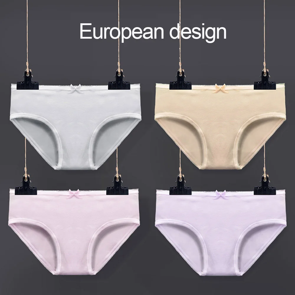 Сексуальные хлопковые трусы для женщин дышащие антибактериальные женские