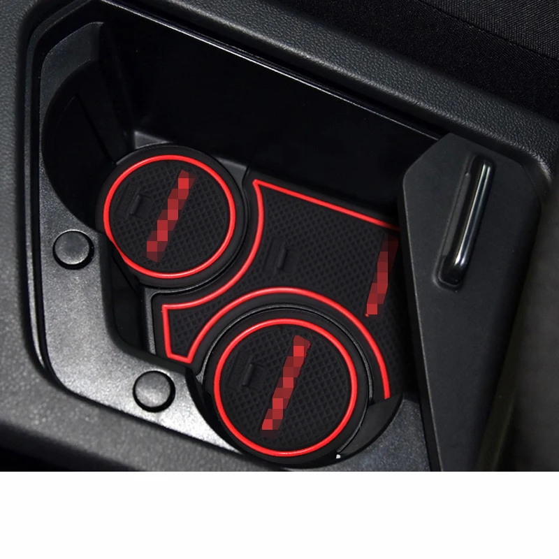 Для Tiguan второго поколения 2017-2019 автомобильный резиновый стакан для воды слот