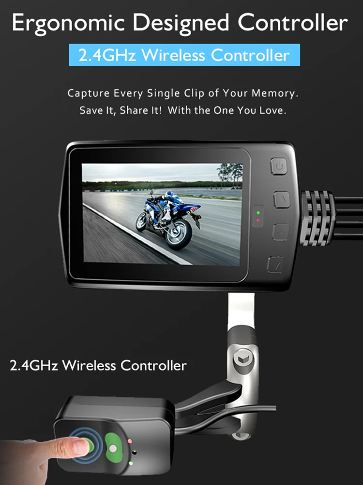 Gps вариант двойной объектив видеорегистратор для автомобиля Full HD 1080 P Передняя 1080 P камера наблюдения для безопасности wifi мотоцикл DVR