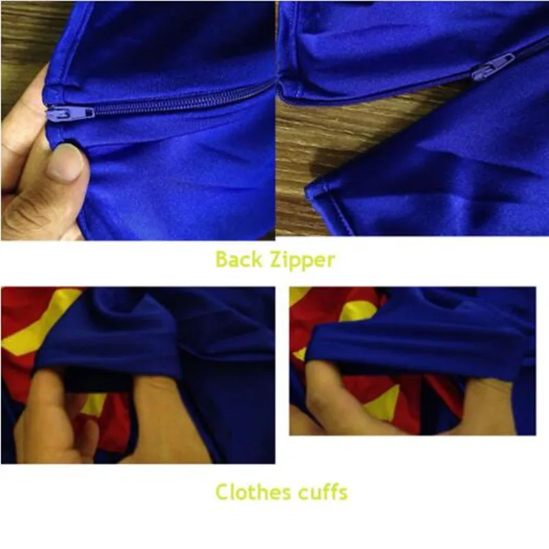 Супермен Костюмы для косплея Лига Справедливости Кларк Кент человек молния