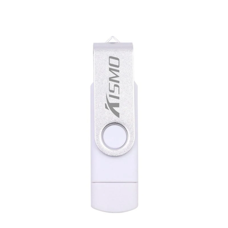 Серебристый Kismo USB3.0 type-c флеш-накопитель 8 ГБ 16 ГБ 32 ГБ 64 Гб 128 Гб otg карта памяти type-C USB флеш-накопитель для huawei mate 10 20 P10 20 Pro - Цвет: Серебристый