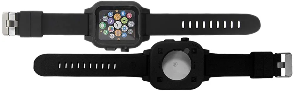 SHELLBOX водостойкий ремешок для Apple watch 42 мм чехол с силиконовым браслетом для iwatch42 band 42 мм аксессуары