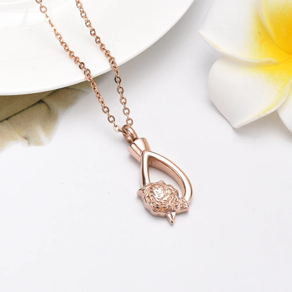 Мини браслет из нержавеющей стали со слезоточивым урном ожерелье Мемориальный