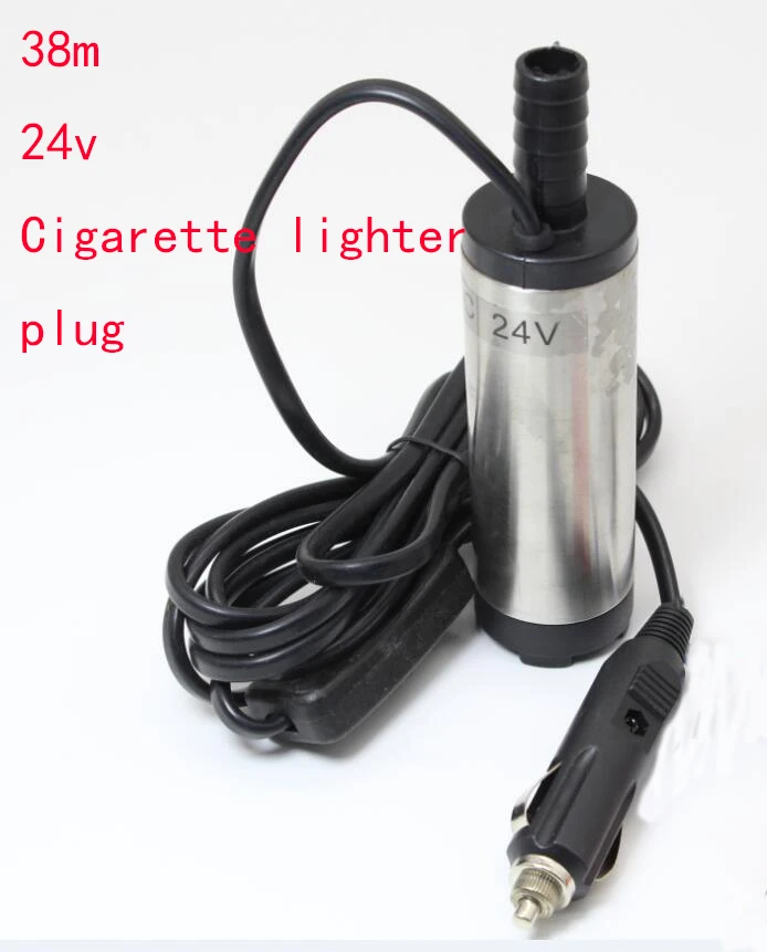38mm 24V Smoke plug Новинка Горячая Распродажа DC 12 В/24 В погружной насос 38 мм/51 мм Вода Масло дизельное топливо перекачки дозаправки инструмент - Напряжение: 38mm 24V Smoke plug