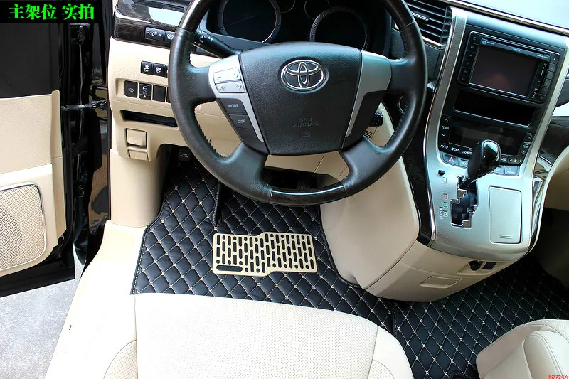 3D Роскошные Slush багажник коврики для ног коврик для Toyota Alphard 2003- левый и правый руль 7/8 сиденья