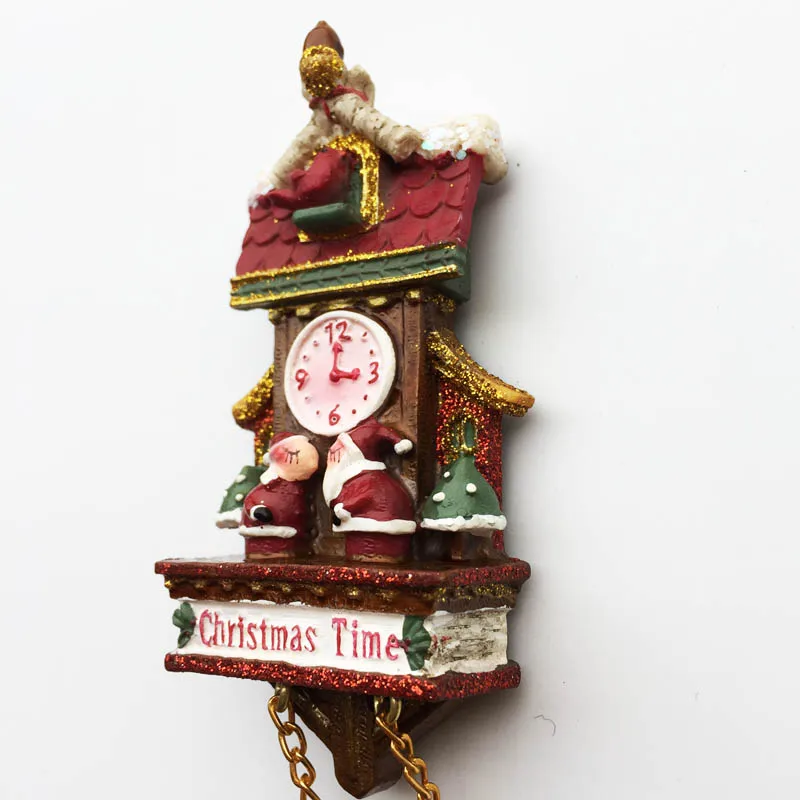 Магнитные часы на холодильник с магнитом креативные дорожные сувениры из