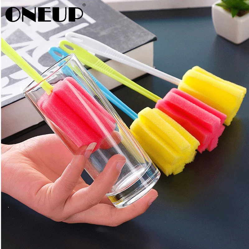 ONEUP кухонный чистящий инструмент губка щетка для бокалов бутылка кофе чай
