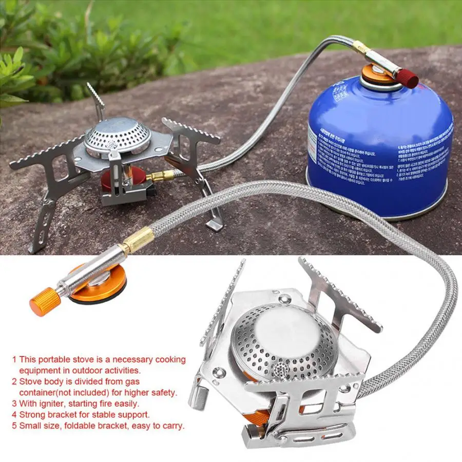 Складная уличная газовая плита 3500 Вт плиты для кемпинга портативная печь пешего