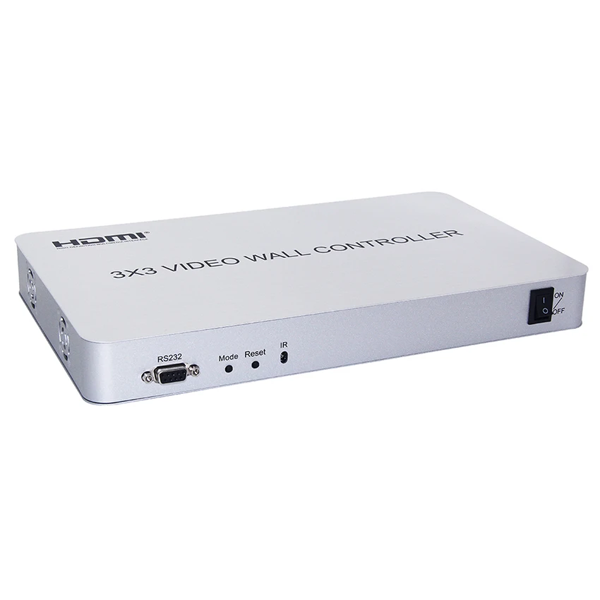 Тв видео настенный контроллер 1 HDMI в 9 1080P выход 2x2x3 2x4 3x3 изображения сшивание ТВ