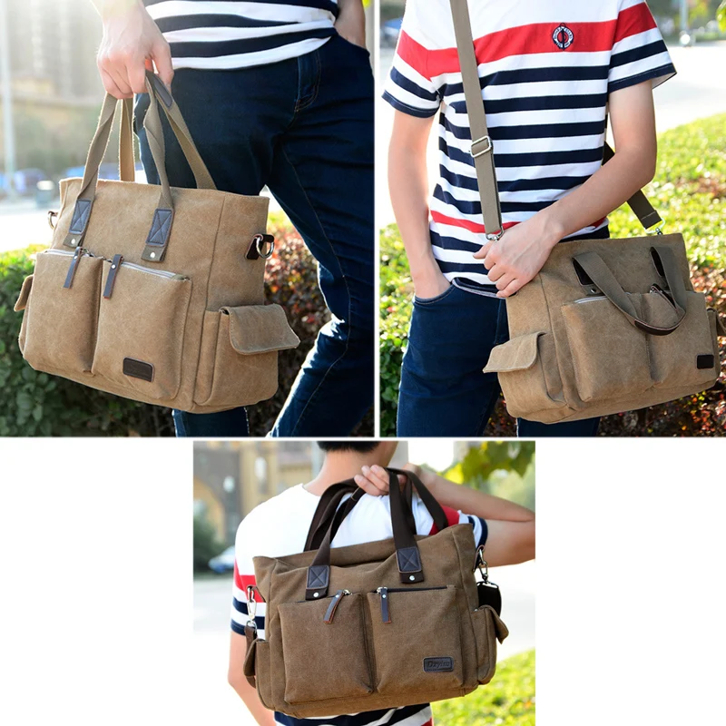 Мужской кожаный портфель винтажный повседневный для ноутбука мужчин деловая