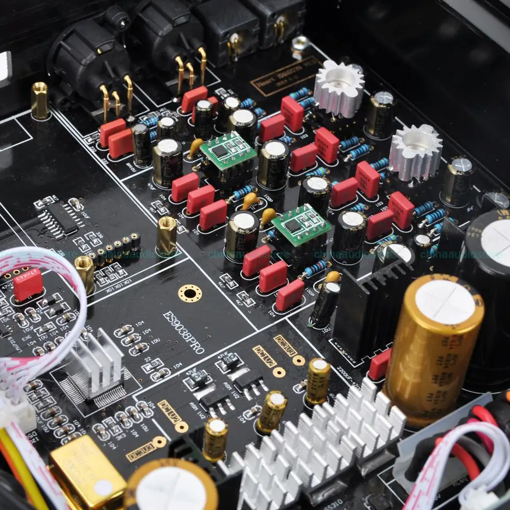 ЦАП ES9038 ES9038PRO 32 бит DSD256 два трансформатора NORATEL/TALEMA XMOS XU208 amarero USB звуковая карта