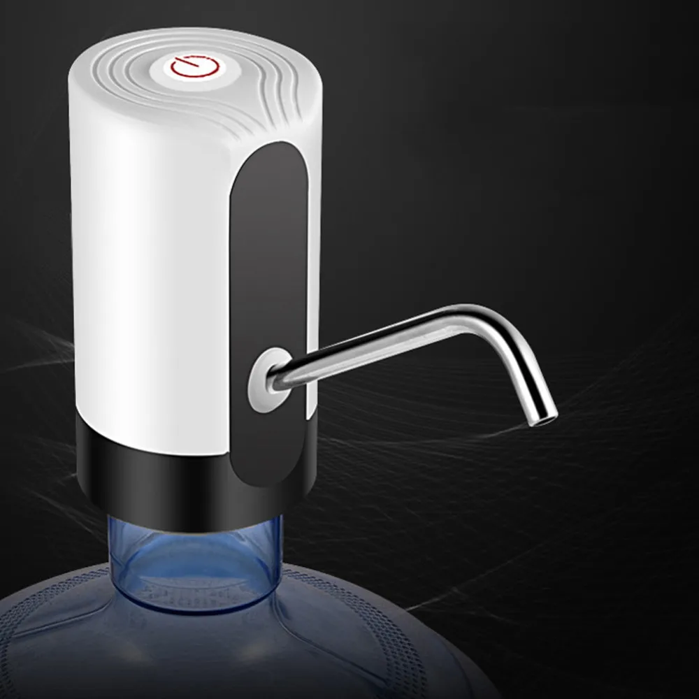 Автоматический Электрический USB зарядка водяной насос Кнопка Диспенсер Белый