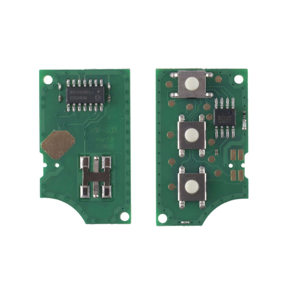 KEYYOU 3 кнопки дистанционного ключа автомобиля 434MHz 1K0959753G для VW Фольксваген шаран, Фольксваген Бора Passat Polo Caddy Eos Skoda Octavia Jetta ID48 чип