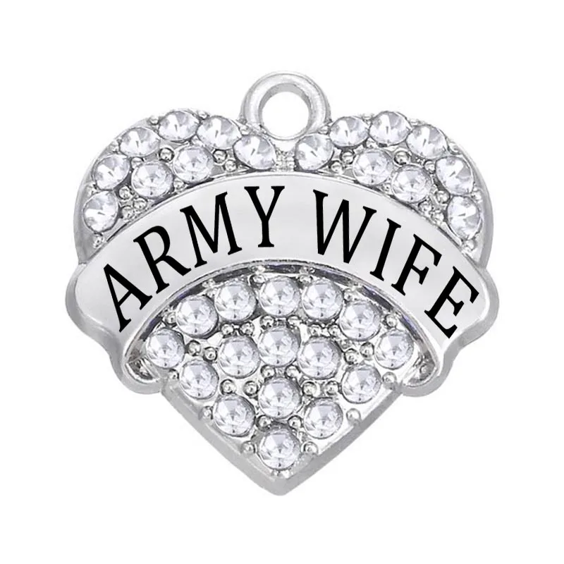 Изготовление браслетов своими руками родия тона Сердце Стразы армия жена