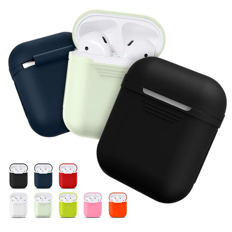 AirPods Bluetooth чехол для гарнитуры Airpods силиконовая крышка airpods аксессуары air pods