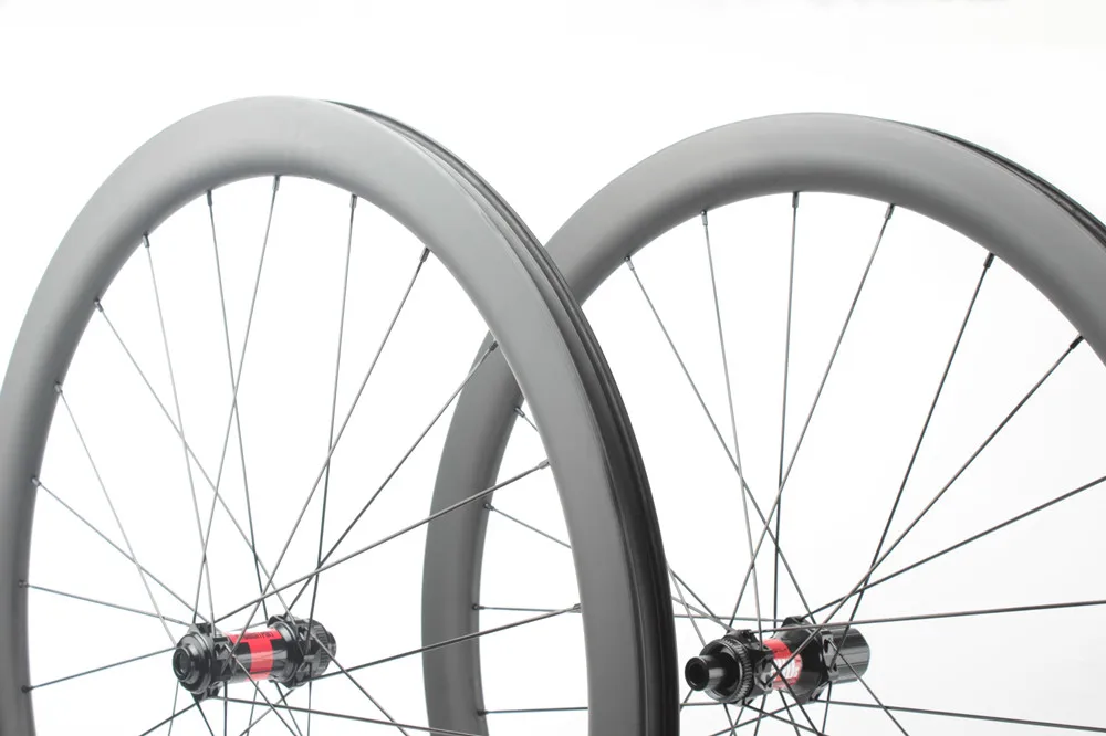 FSC35/40CM-26T-DSL Farsports гравий циклокросс Смещение колеса 26W* 35/40D карбоновые диски дисковый тормоз дорожные бескамерные колеса готовы