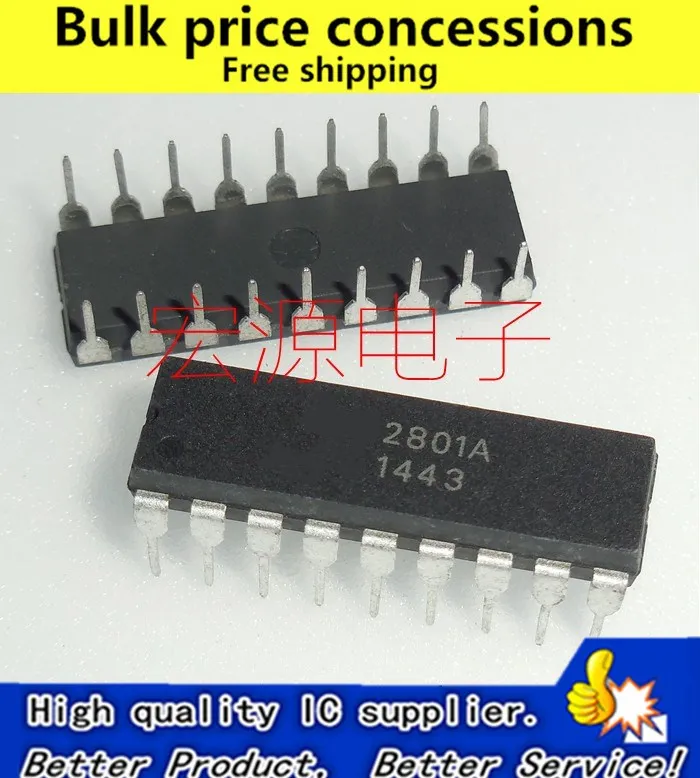 

Бесплатная доставка 10 шт./лот ULN2801 ULN2801A DIP-18 IC
