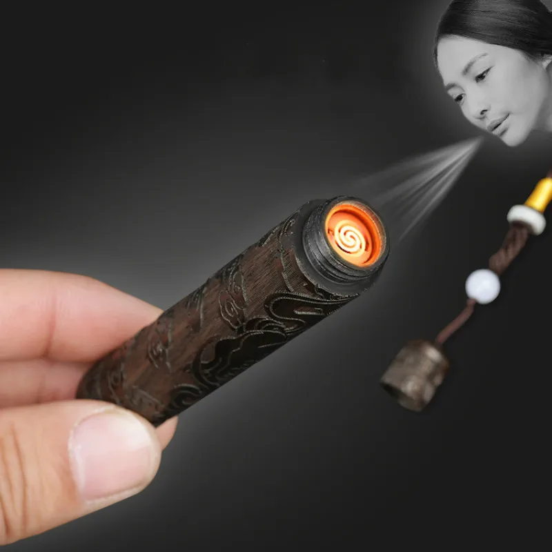 2018 новейшая деревянная Электронная зажигалка для сигарет в китайском стиле с