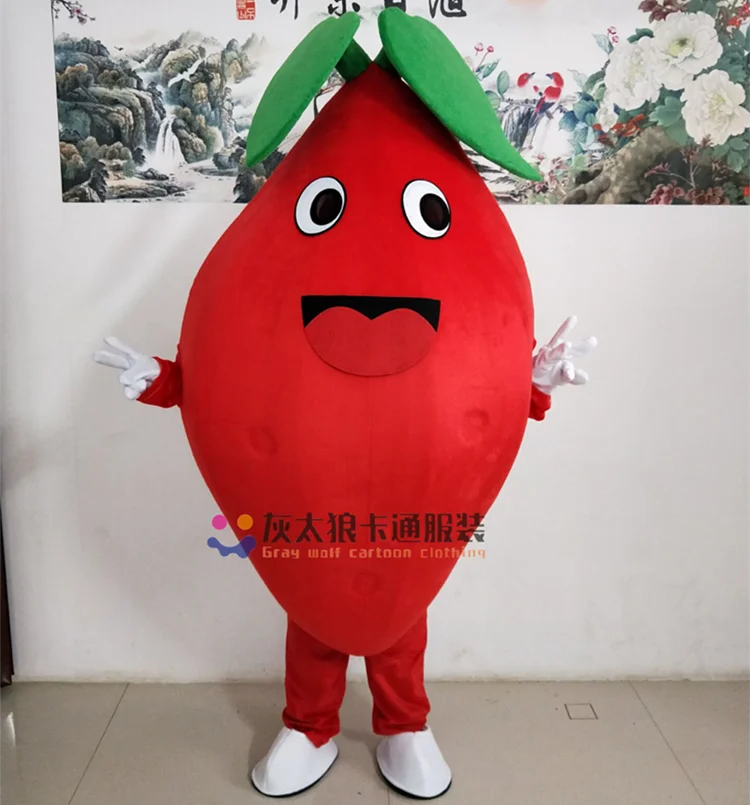 Карнавальный костюм талисмана с овощами одежда для костюмированной вечеринки