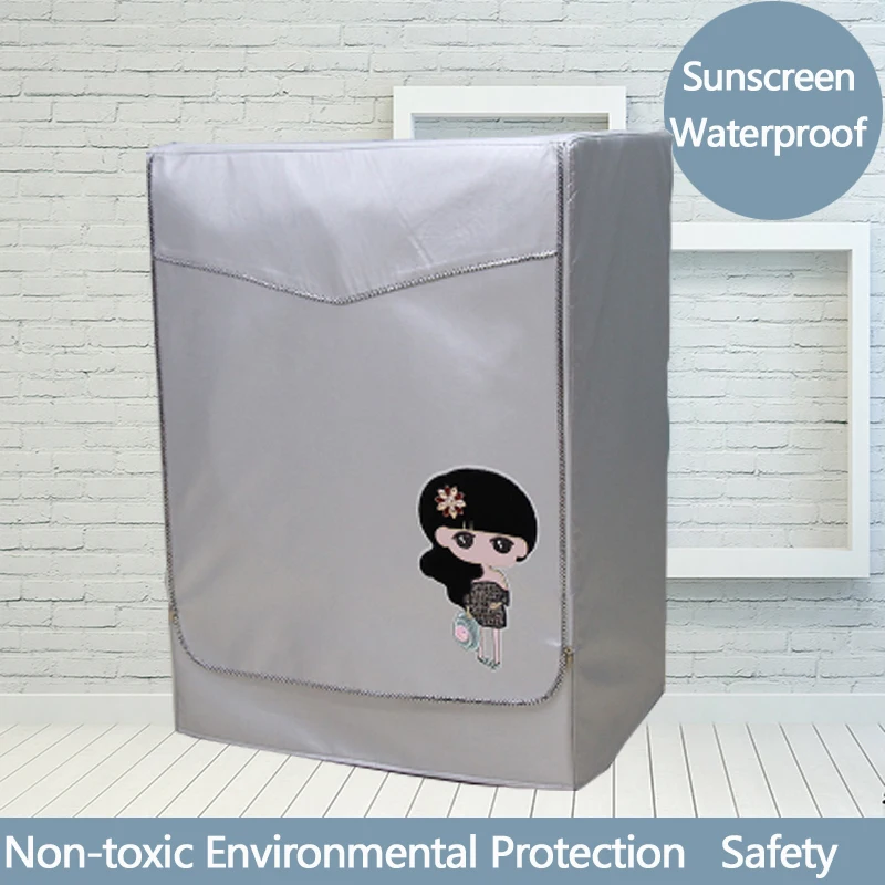 

Защитный чехол SRYSJS для стиральной машины, с серебряным покрытием, защита от солнца, барабанная шайба, пылезащитный чехол