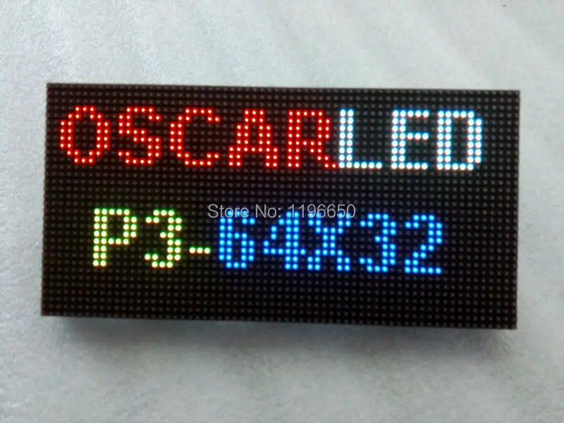 Oscarled indoor full color led module P3 192x96mm SMD2121 high resolution | Электроника