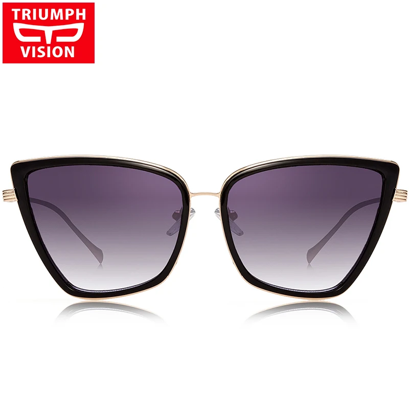 Женские солнцезащитные очки с кошачьим глазом TRIUMPH VISION брендовые дизайнерские